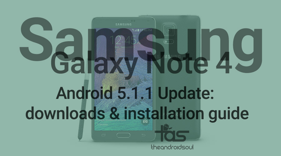 Andorid 5.1.1 Update für T-Mobile Galaxy Note 4