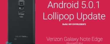 Laden Sie das Verizon Galaxy Note Edge Lollipop-Update herunter und erstellen Sie N915VVRU2BOF2