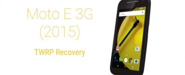 Motorola Moto E 3G (2015) TWRP-Wiederherstellung [Guide]