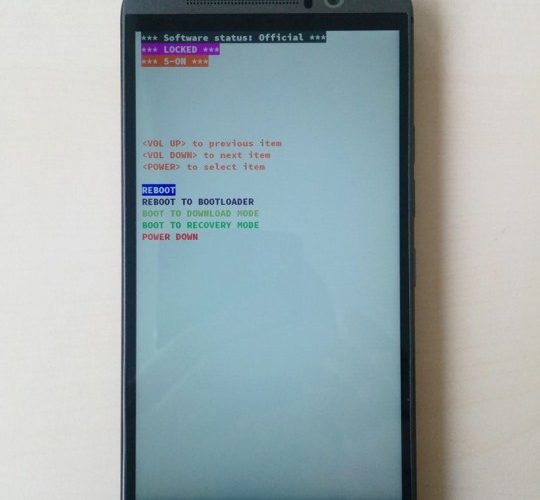 So booten Sie in den HTC One M9 Bootloader-Modus