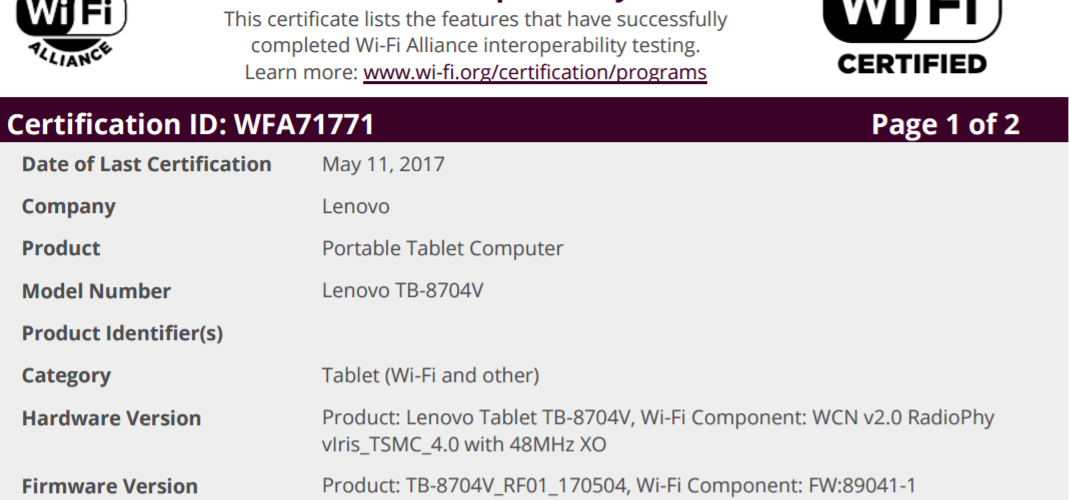 https://nerdschalk.com/lenovo-tb-8704v-android-tablet-with-android-7-1-1-on-board-clears-wi-fi-alliance/